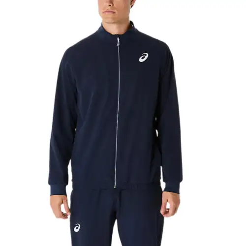 ASICS Jackets Men's Black Crew Neck Moderate Other