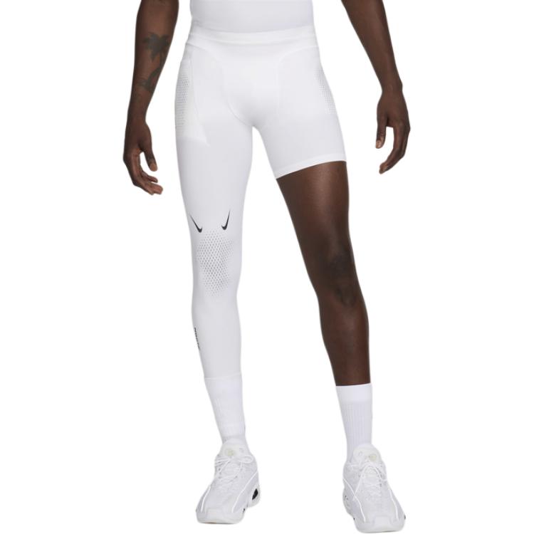 Nike Nike x Drake co-branded model NOCTA series brand logo irregular fitness sports basketball pants men's white