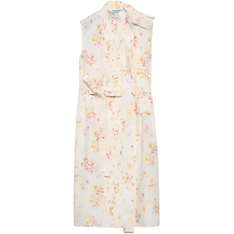 Prada floral-print dress
