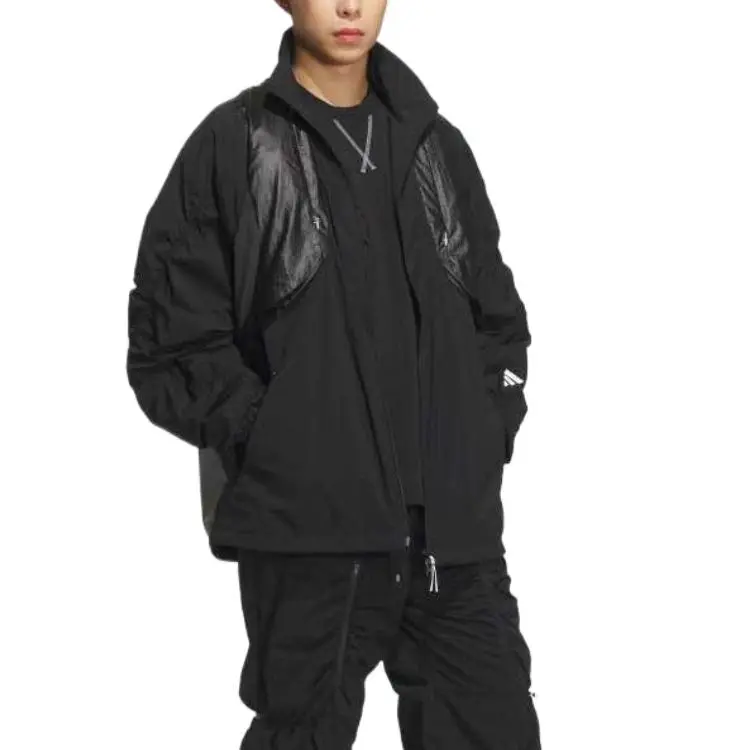 Adidas Jackets & Coats Unisex Black/Bright White
