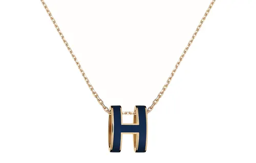 HERMES POP H Metal Necklaces Women's