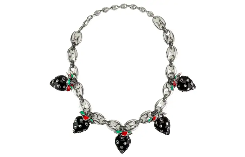 GUCCI Necklaces Women's Silver