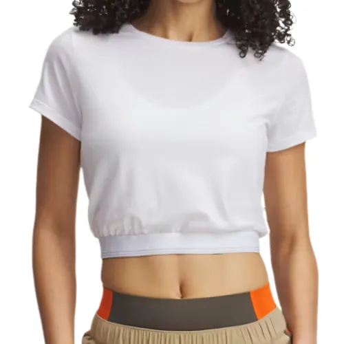 Under Armour T Shirts Women's White Crew Neck