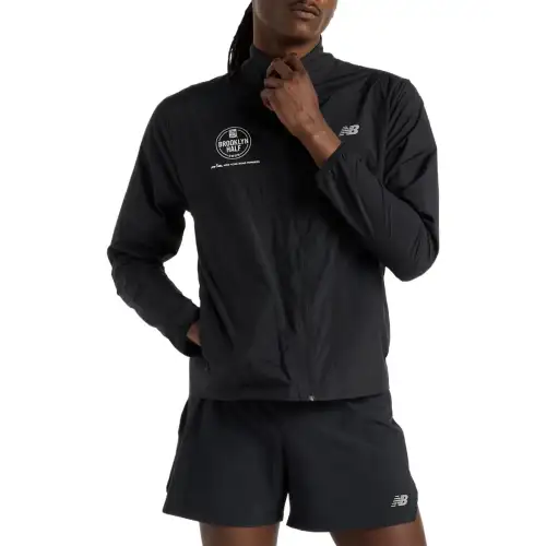 New Balance RBC Brooklyn Half Collection Athletics Packable Jacket Men's Black