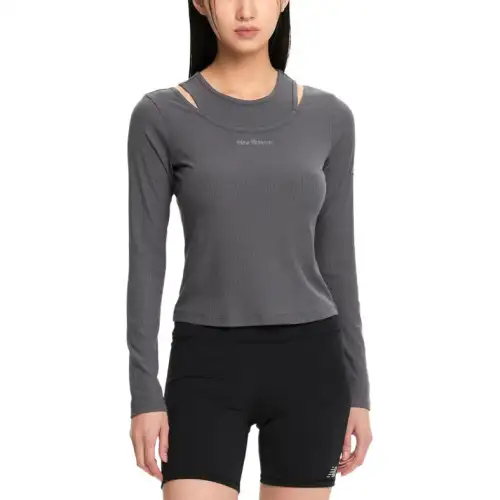 New Balance T Shirt Women's Charcoal