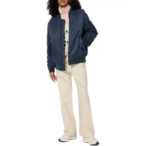 UNIQLO Puffer Jacket Unisex Navy Blue