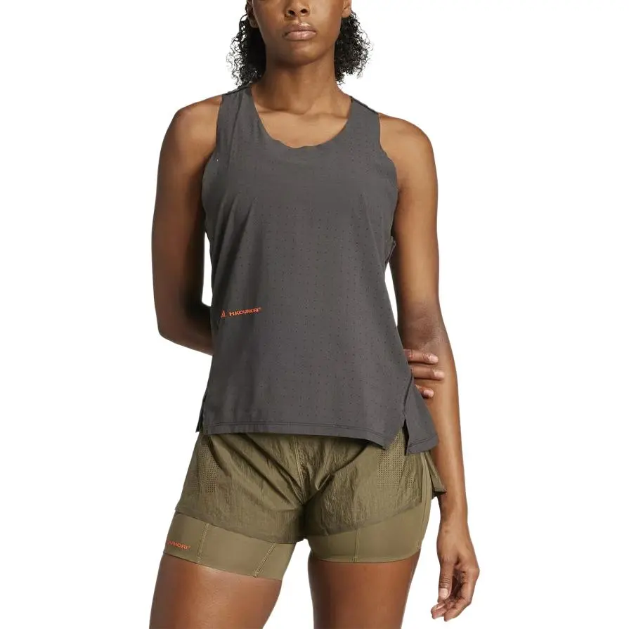 Adidas x H.Koumori perforated running top