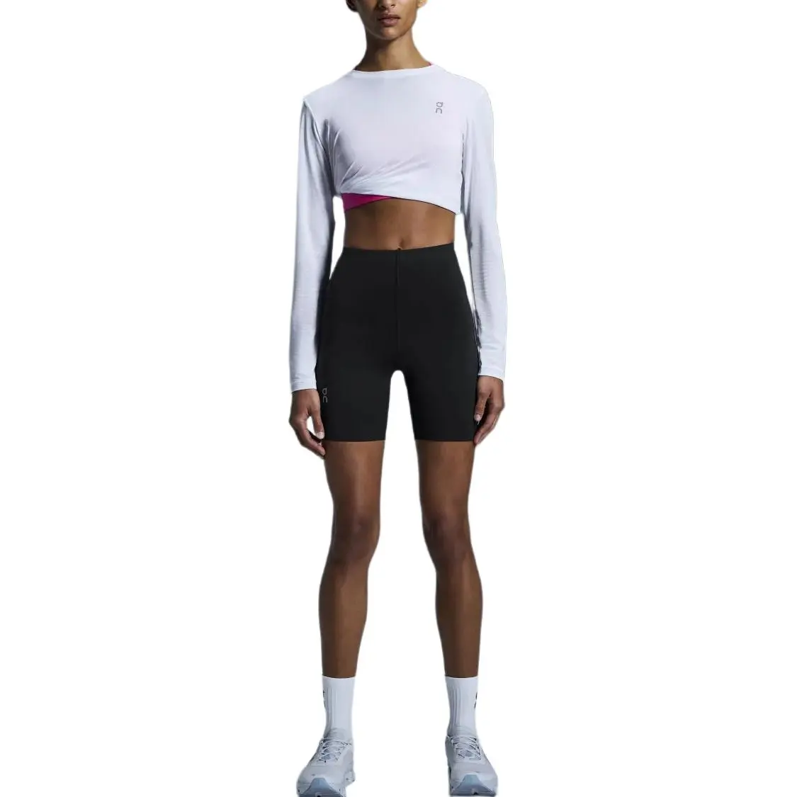 On Train Tights 1/2 Sports Shorts Women's Black