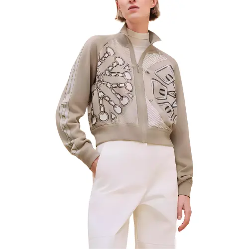 HERMES Jackets & Coats Women's Beige