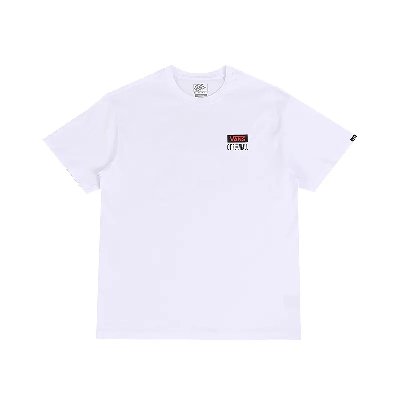 Vans T-Shirts Men's White Crew Neck Moderate