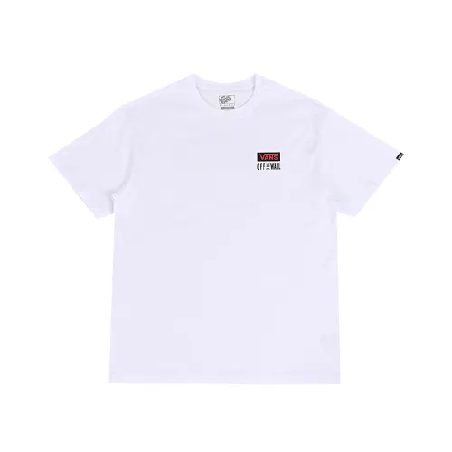 Vans T Shirts Men's White Crew Neck Moderate