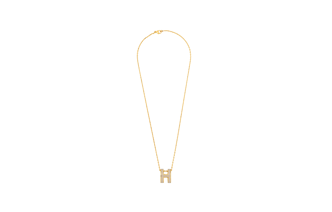 Женская цепочка Hermes (золотая с коричневым) — фото 3