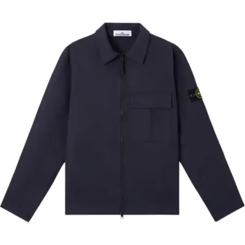 STONE ISLAND Compass Patch Zipped Jacket