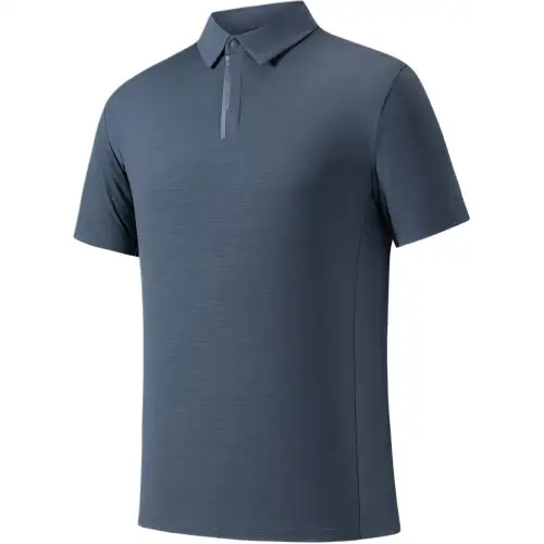 ANTA Polo Shirts Men's Blue Colorful Polo Collar Moderate Straight Fit
