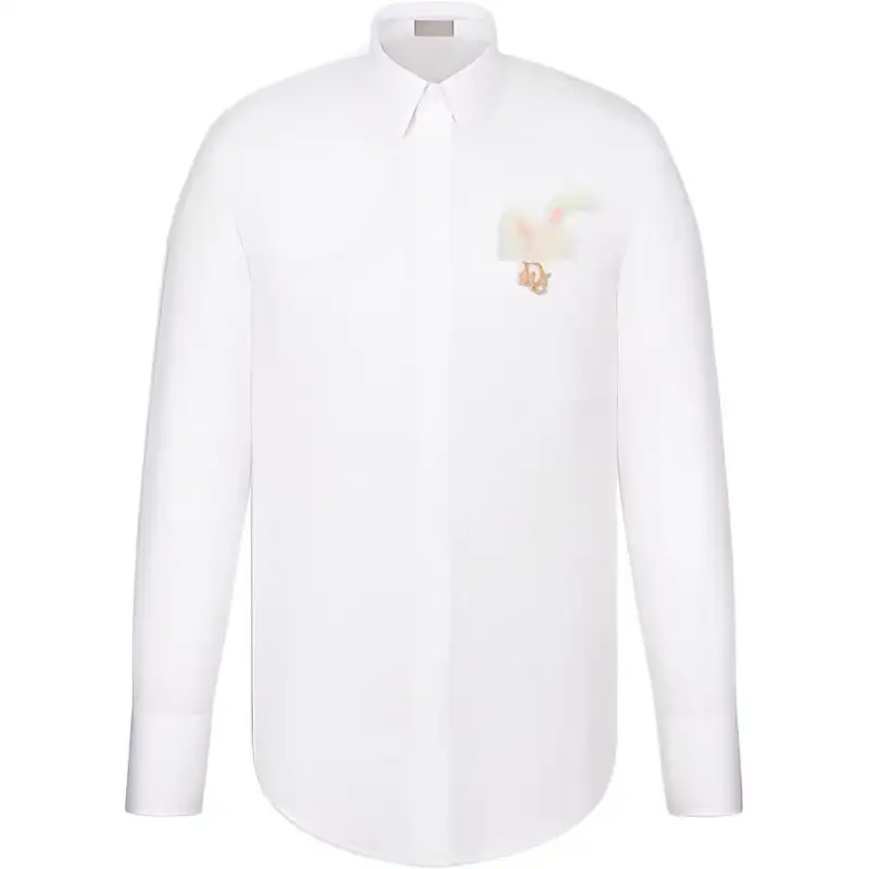 DIOR SS23 Chinese New Year Shirts Men's White Lapel Moderate Other