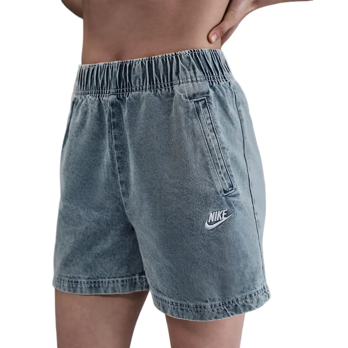 Nike Sportswear SS25 Denim Shorts Women's Light Armory Blue Color