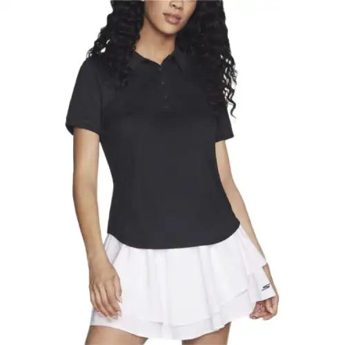 Skechers GO DRI SWIFT Polo Shirt Women's Black