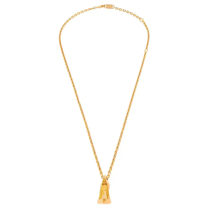Balenciaga Keyholder Thin Honey Necklace