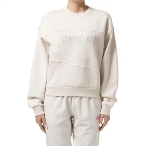 Reebok CL BBALL VINTAGE CB CREW Sweatshirt Women's Beige