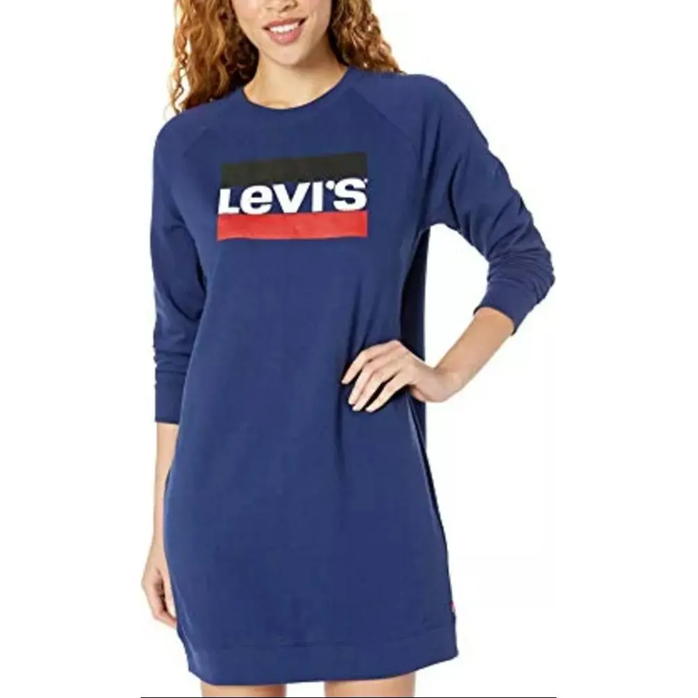 Levi's Long Sleeved Dress Women's Blue