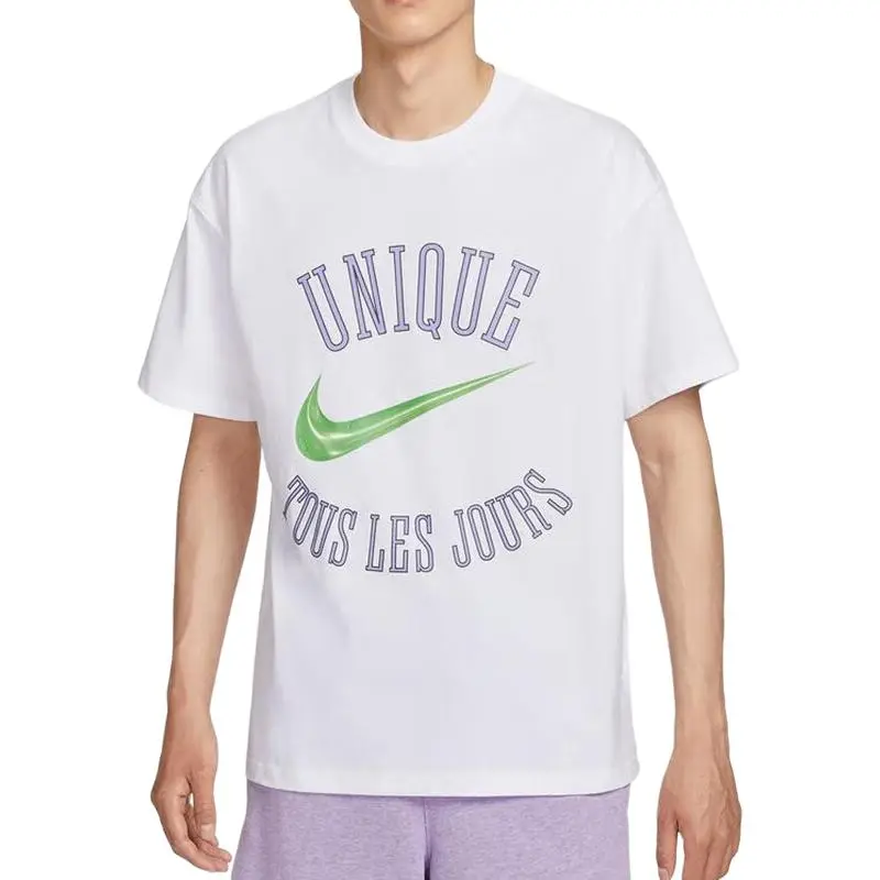 Nike T-Shirts Men's White Crew Neck