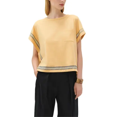 HERMES SS25 Regular T Shirt Women's Yellow