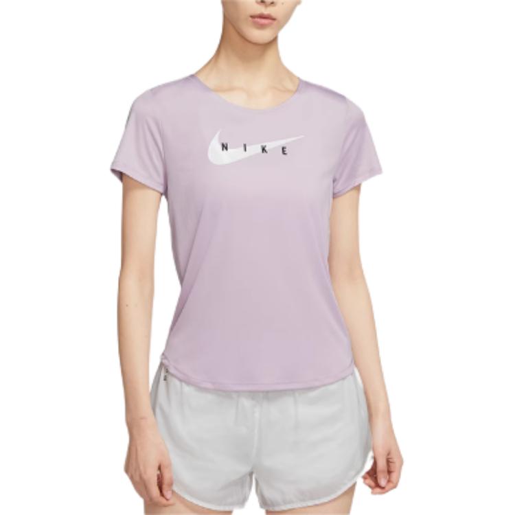 Женская футболка Nike Dri-Fit (сиреневая)