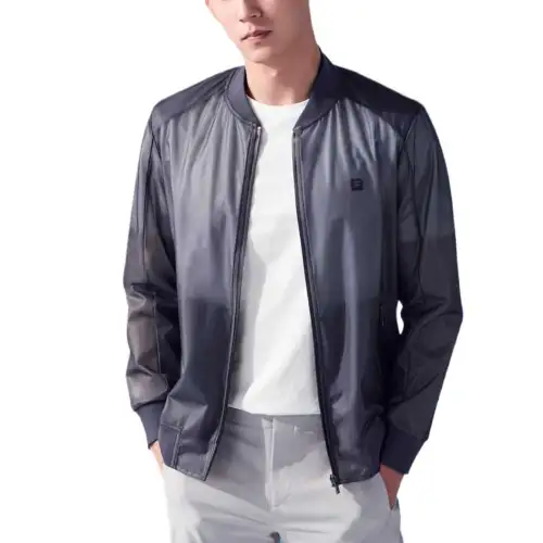 FILA Jackets Men's Legend Blue NV Baseball Collar Moderate Other