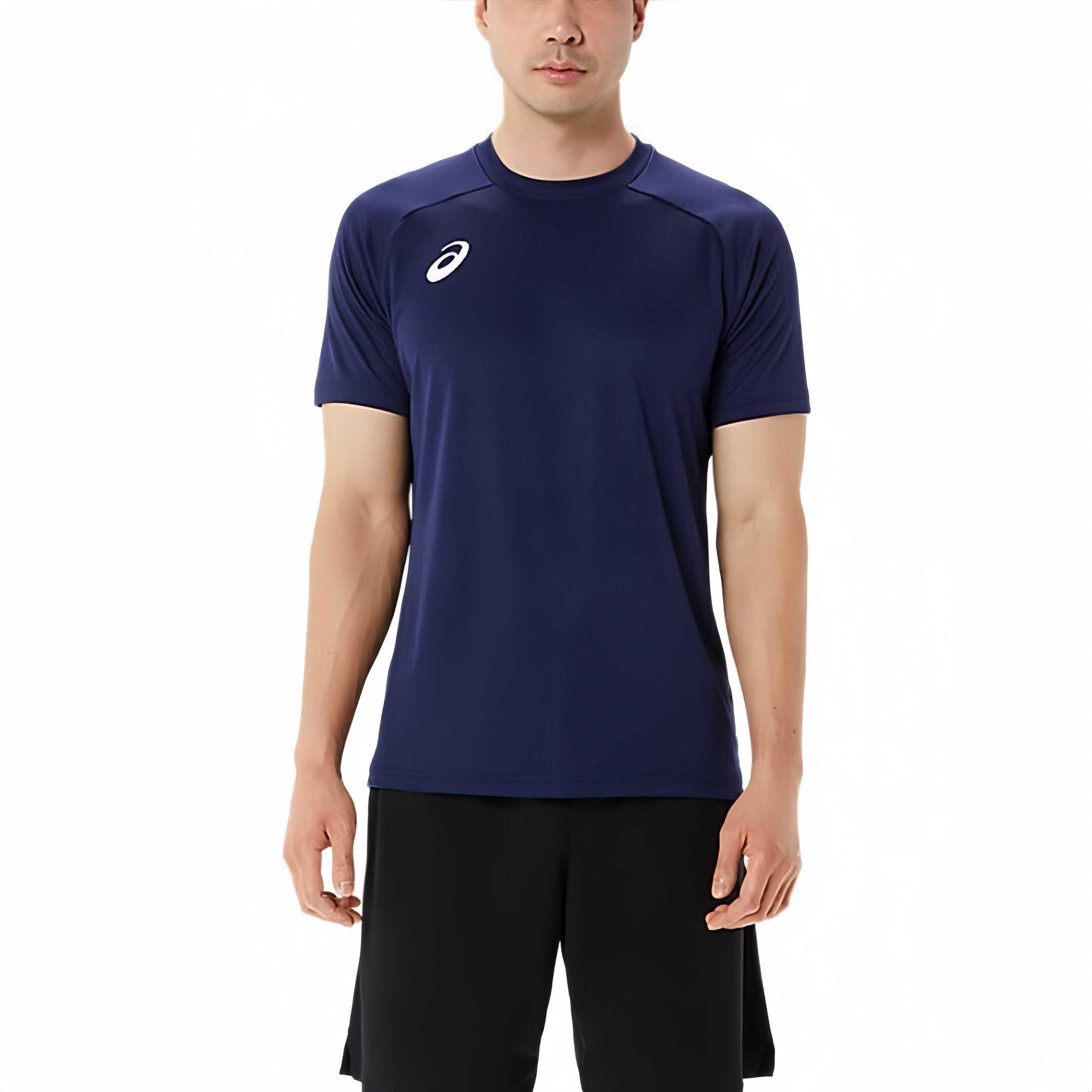 Asics, soft comfortable fashionable cartoon volleyball uniform, western style, with short sleeve