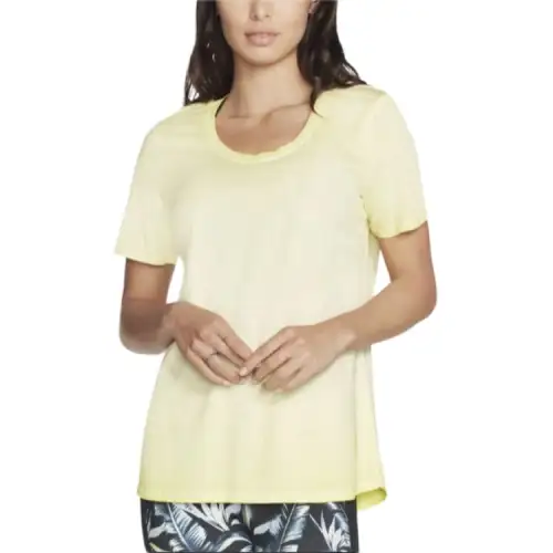 Skechers T Shirts Women's Lime Crew Neck Moderate Other