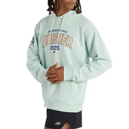 New Balance RBC Brooklyn HalfFrench Terry Sweatshirt Men's Green CYS