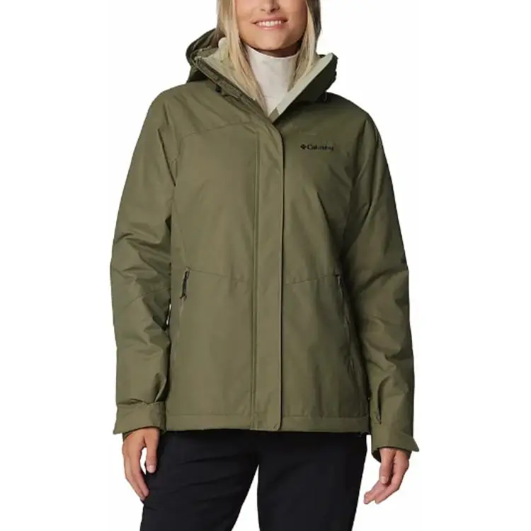 Columbia Omni Heat Waterproof, Windproof, Breathable, And Thermal Windbreaker Jacket Women's Green