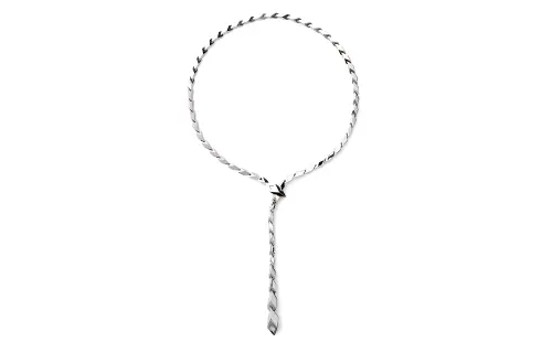 Burberry Sterling Silver Necklaces Women's Silver