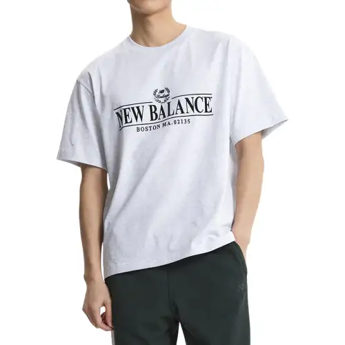 New Balance T Shirt Men's Light Gray