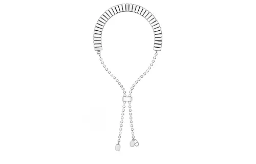 DIOR X Erl Necklace 'Silver'