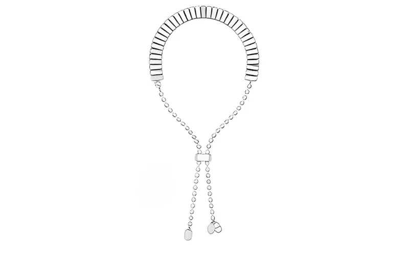 DIOR X Erl Necklace 'Silver'