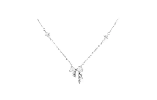 IOTS 925 Sterling Silver Alloy Necklaces Women's