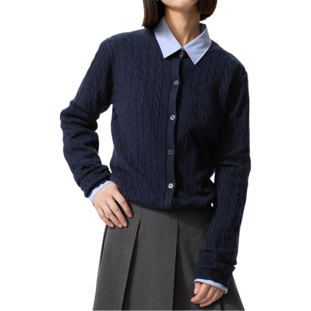 Женский джемпер UNIQLO Трикотажный (бежевый)