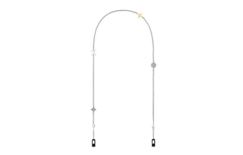 LOUIS VUITTON Necklaces Men's Silver