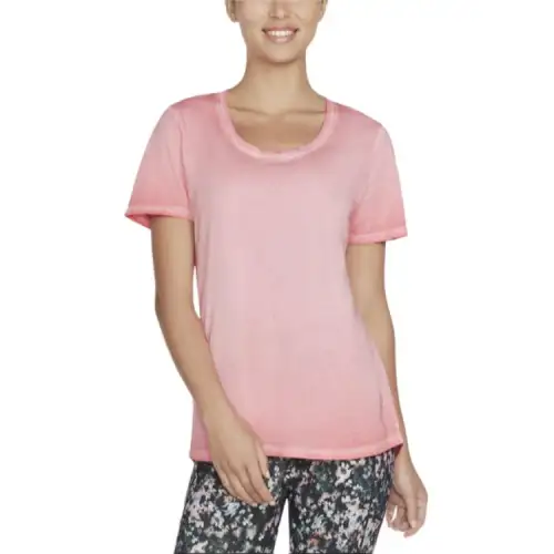 Skechers T Shirts Women's Red Crew Neck Moderate Other