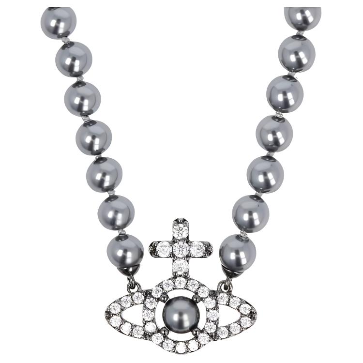 Мужское колье Vivienne Westwood Olympia (серебристое)