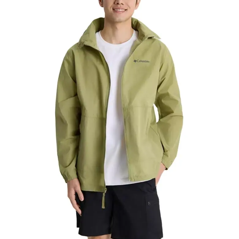 Columbia Breathable And Quick Dry Abrasion Resistant UV Protection Cooling Sun Protection Clothing Men's Light Green