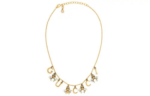 GUCCI GG Necklaces Women's Gold