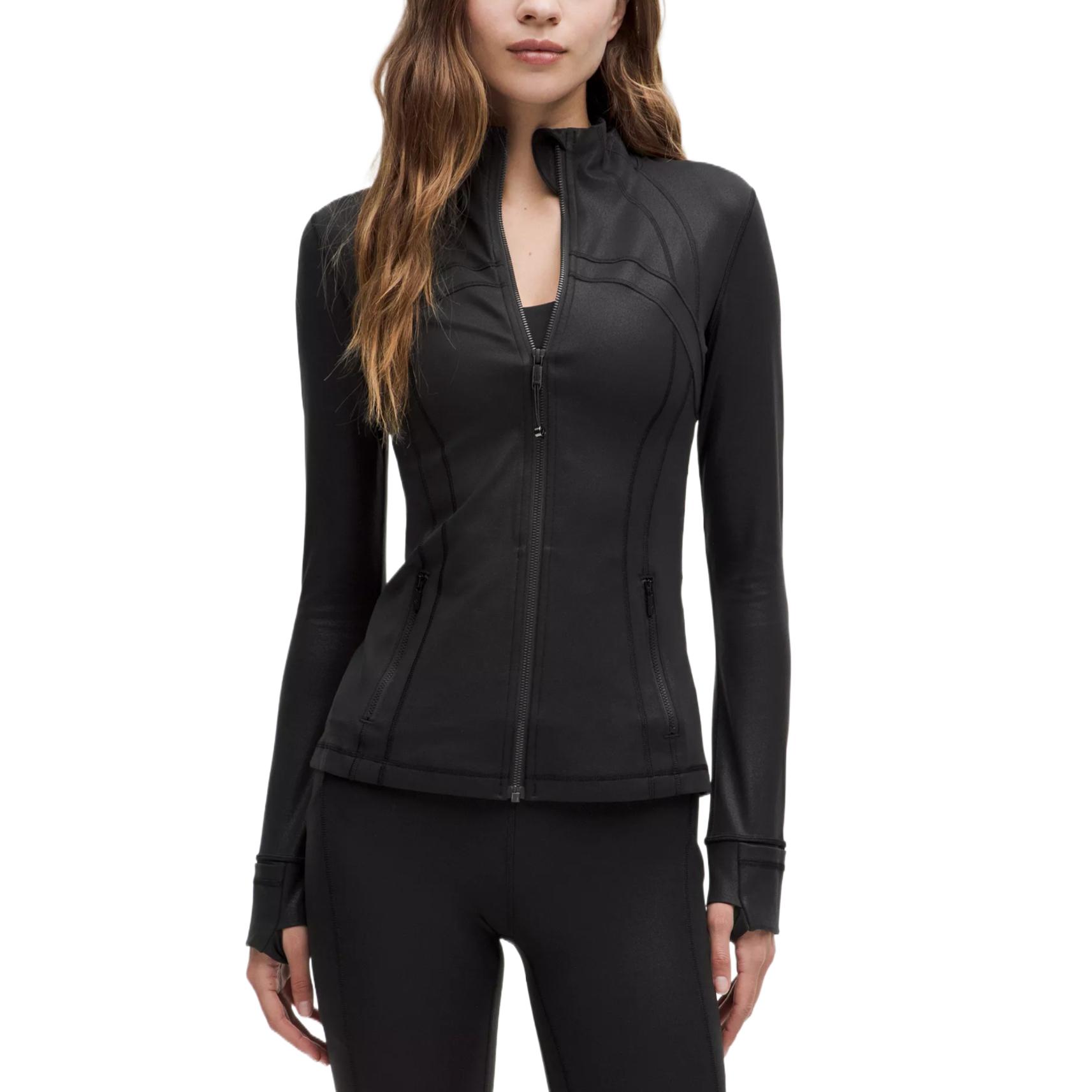 Lululemon Define Jacket Women’s Foil Print In Black