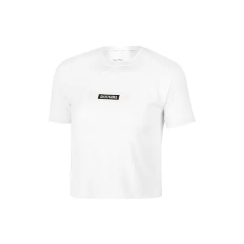Skechers Crop Tops Women's Crew Neck Moderate