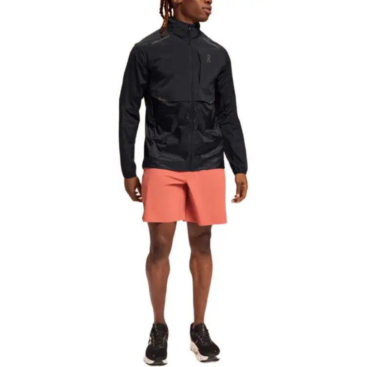 On Weather Jackets Men's Black Stand Collar Moderate