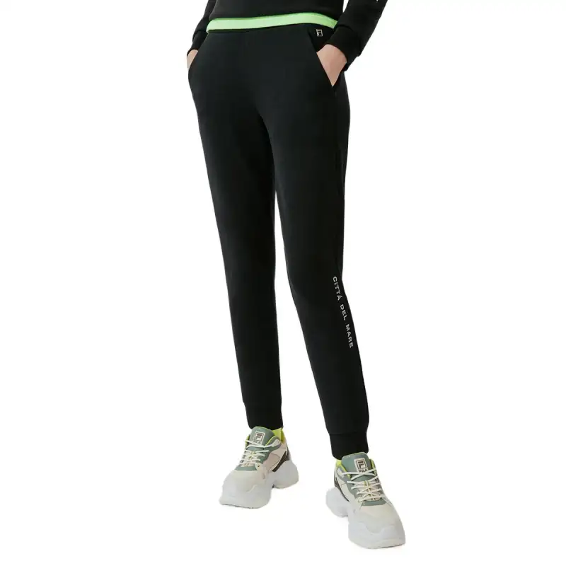 FILA Knitted Sweatpants Women's Jet Black