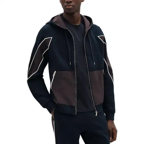 HERMES FW25 Jackets & Coats Men's Marine Blue