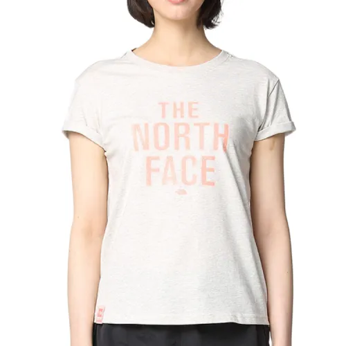 THE NORTH FACE T Shirts Women's Ivory Crew Neck