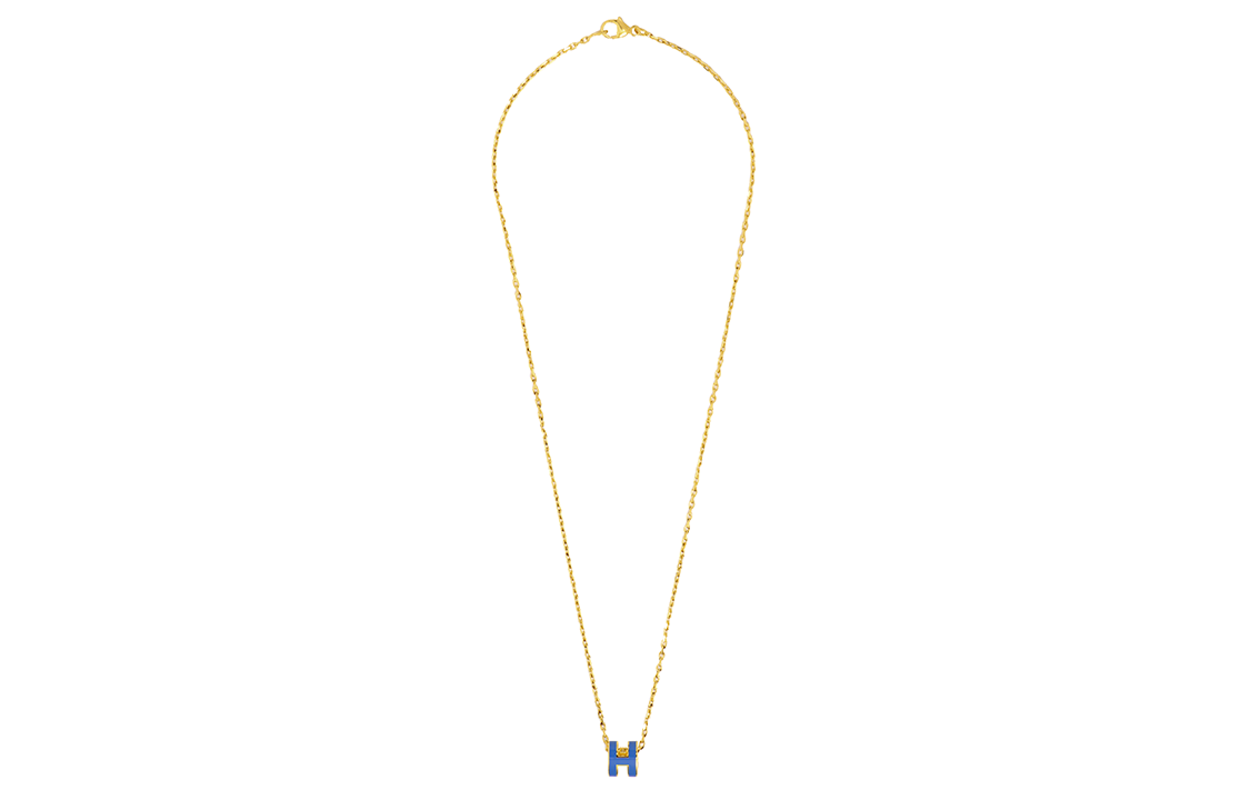 Женская подвеска Hermes POP H mini (темно-синяя) — фото 2